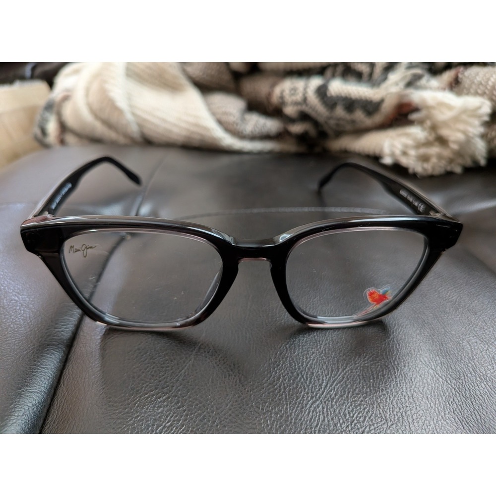 Maui Jim MJO2121-11 Crystal Gray Acetate Unisex Eyeglasses 51mm
